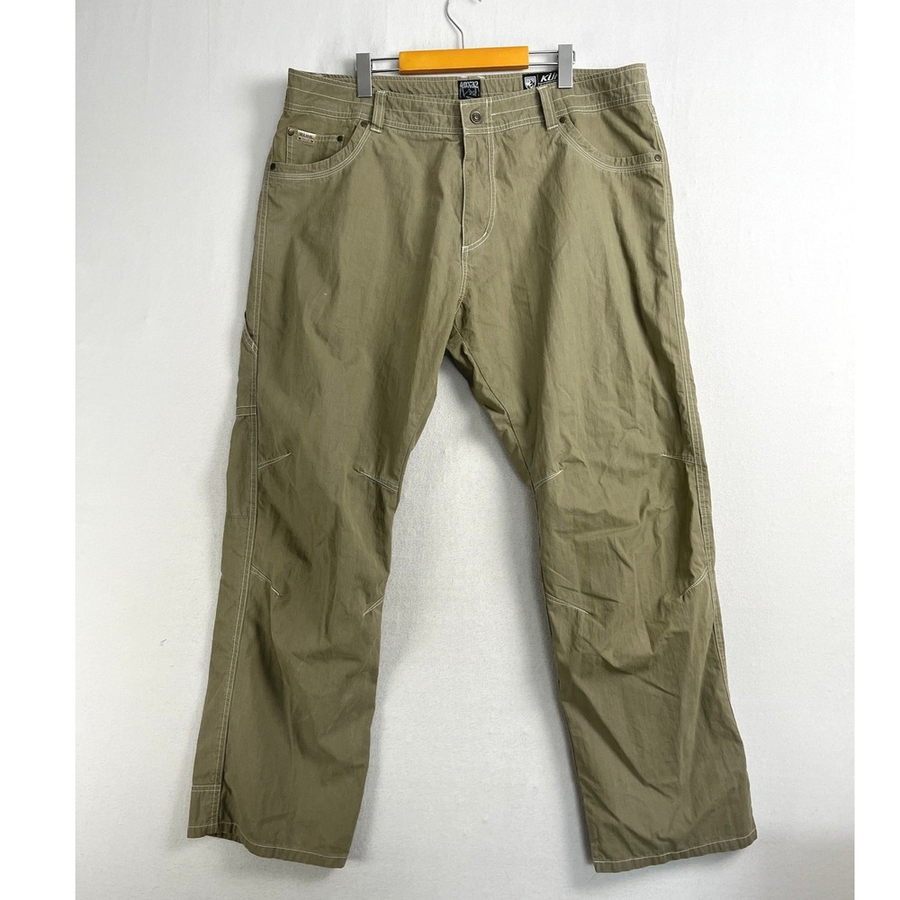 Kuhl Revolvr Mens 40x32 Hiking Utility Pants Vintage Patina Dye Articulated